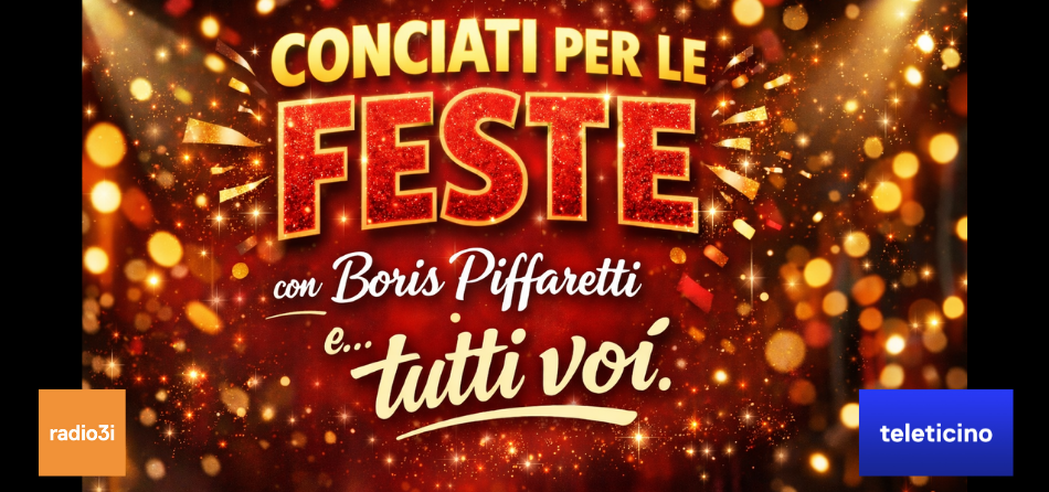 live dalle 20.00 su Radio3i e TeleTicino